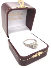 ANTIQUE EDWARDIAN 1.84 CARAT OLD MINE CUT DIAMOND RING