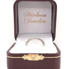 ANTIQUE STYLE FRENCH CUT DIAMOND ETERNITY BAND