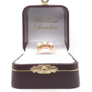 VICTORIAN ROSE GOLD OPAL RING