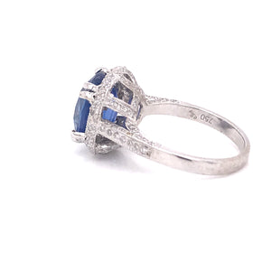 5.67 CARAT SRI LANKA SAPPHIRE RING