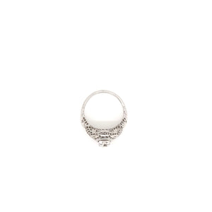 ANTIQUE ART DECO FILIGREE SOLITAIRE STYLE DIAMOND RING