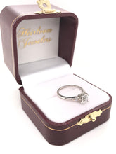 ANTIQUE ART DECO 0.91 CARAT OLD MINE CUT DIAMOND PLATINUM SOLITAIRE RING