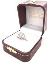 ANTIQUE ART DECO 0.20 CARAT DIAMOND PLATINUM FILIGREE RING