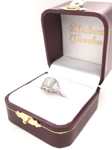 ANTIQUE ART DECO 0.20 CARAT DIAMOND PLATINUM FILIGREE RING