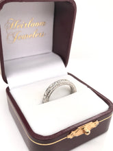 ANTIQUE STYLE FRENCH CUT DIAMOND ETERNITY BAND