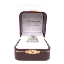ANTIQUE ART DECO FILIGREE SOLITAIRE STYLE DIAMOND RING