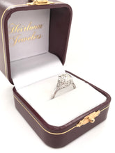 ANTIQUE ART DECO 0.85 CARAT DIAMOND FILIGREE RING