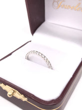 CONTEMPORARY 0.47 CARAT DTW DIAMOND WHITE GOLD BAND