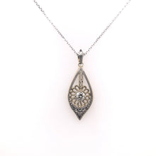 ANTIQUE TWO TONED DIAMOND PENDANT