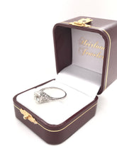 ANTIQUE ART DECO 0.85 CARAT DIAMOND FILIGREE RING