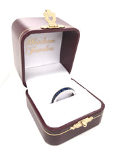 BLUE SAPPHIRE ETERNITY BAND