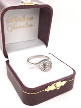 ANTIQUE ART DECO 0.20 CARAT DIAMOND PLATINUM FILIGREE RING