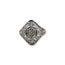 10K EDWARDIAN OLD MINE CUT DIAMOND RING