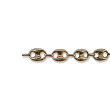 14K VINTAGE PUFF LINK BRACELET