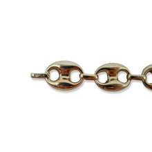 14K VINTAGE PUFF LINK BRACELET