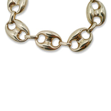 14K VINTAGE PUFF LINK BRACELET