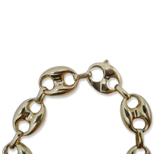 14K VINTAGE PUFF LINK BRACELET